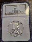 1962 NGC  Proof 68 Franklin Half Dollar