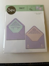 Sizzix Dies - Thinlets - Lisa Jones - Lace Envelope Liners Die Set - 665890