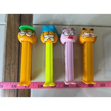 Vintage Garfield PEZ Dispenser Lot of 4 Arlene Sleepy Visor Standard Jim Davis