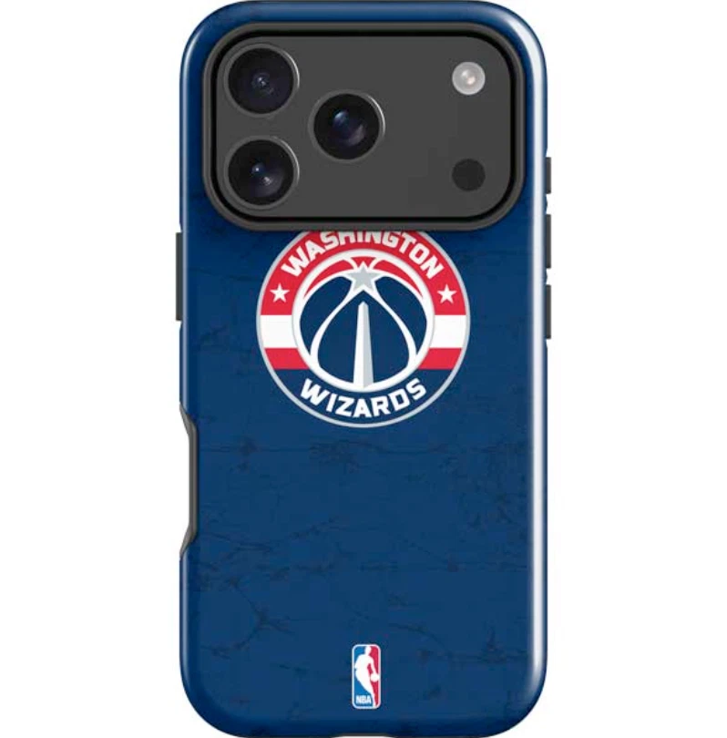 NBA Washington Wizards Blue Distressed iPhone Case