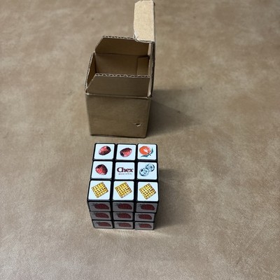 Vintage 1980s Chex Cereal Rubik's Cube Rubix Ralston Premium Promo New Open Box