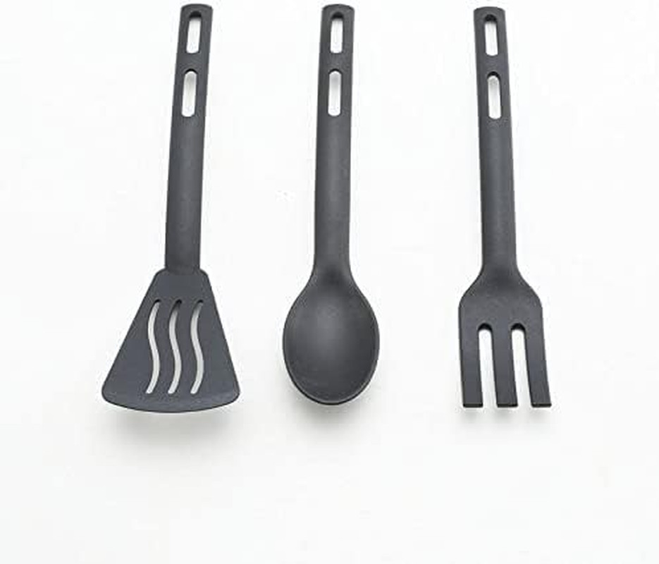 Kitchen Cooking Tools 3Pcs Mini Nylon Kitchen Utensils Set Slotted Turner Solid