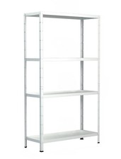 SCHULTE Regalwelt Steckregal, 4 Fachböden, 180x80x40 cm (HxBxT), weiß