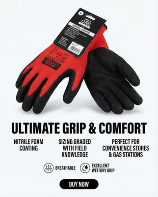 Pro One Work Gloves - Comfortable & Durable Hand Protection 12 Pairs