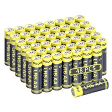 AA Batteries 48 Pack, 1.5V Alkaline Double A Battery, LR6 Battery High Capaci... 0.52 per gallon