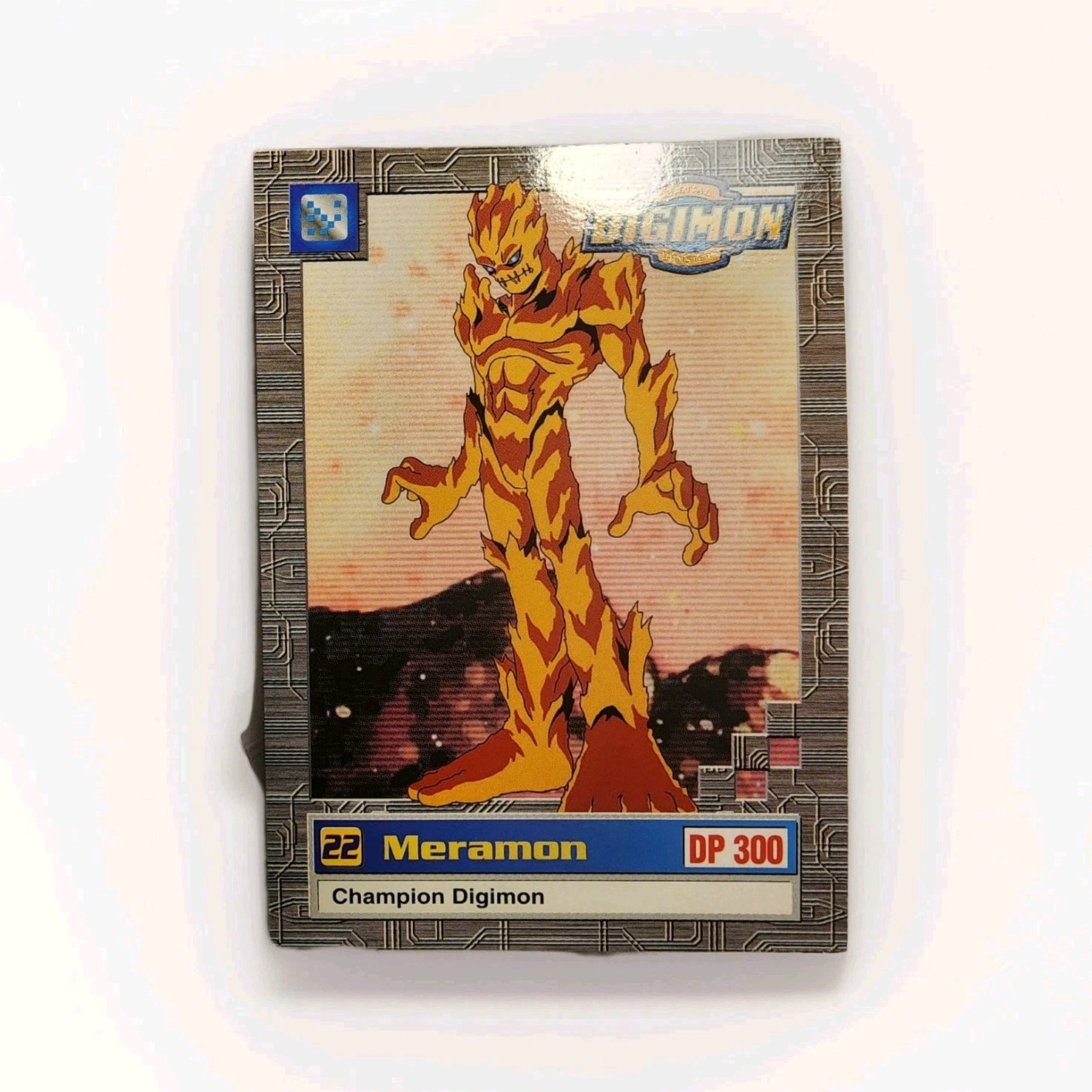 Digimon CCG Meramon Champion Digimon Card #22 DP 300 Regular Finish