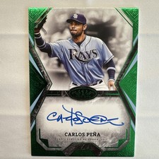 2025 Topps Tier One Talent Auto Carlos Peña Green  #/49 🟢