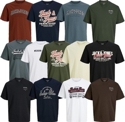 Jack Jones Herren Plus Size T Shirt Big Übergröße 3XL 4XL 5XL 6XL 7XL 8XL Posten