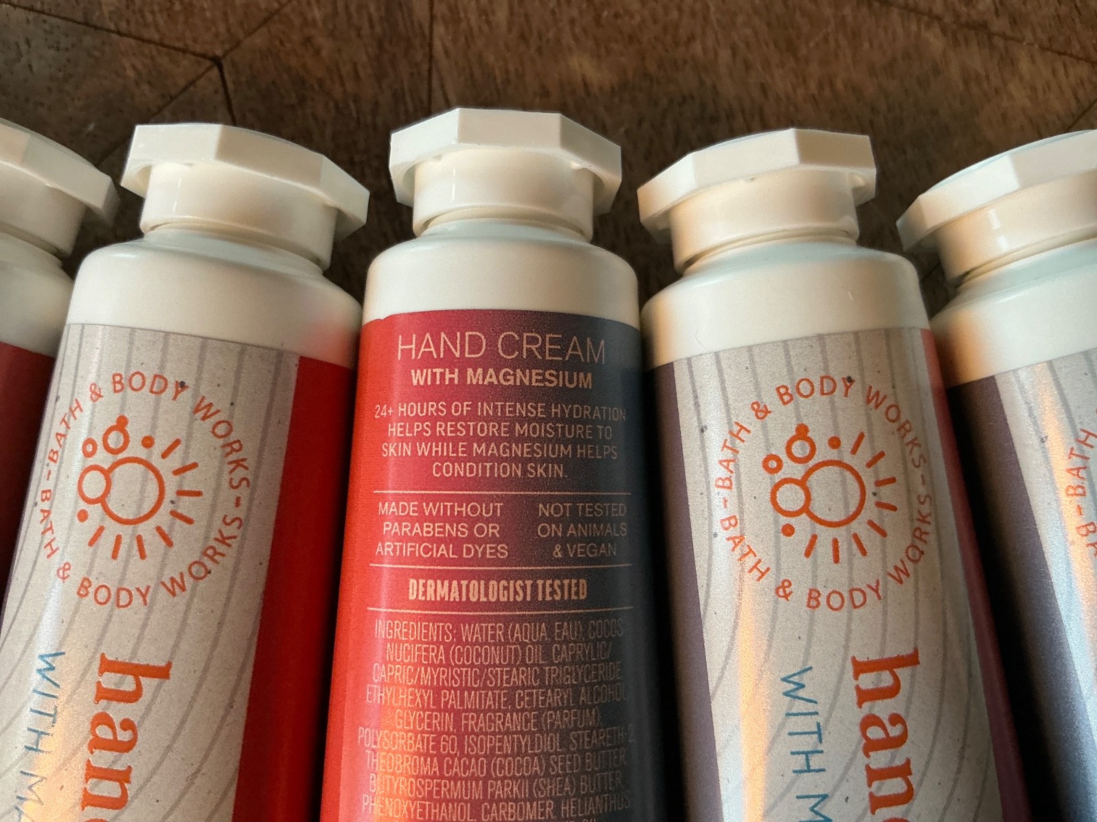8 (EIGHT) Travel Size 1oz Shea Butter HAND CREAM MAGNESIUM Bath and & Body Works