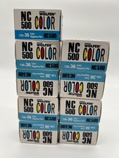 9 Stück WOLFEN Farbnegativfilme NC500 135-36 12/2026 ISO 400 (9,88€/ Einheit)