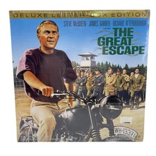 The Great Escape LaserDisc 1963 War Deluxe Letter-Box MGM/UA New Sealed
