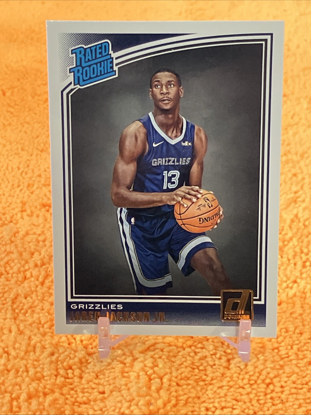 Jaren Jackson Jr. RC 2018-19 Panini Donruss #188 RATED ROOKIE Memphis Grizzlies