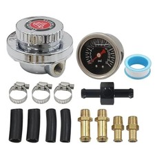 Manual Adjustable 1-5 Psi Fuel Pressure Regulator Carburetor Carb Fuel Pump Kit Manual Adjustable 1-5 Psi Fuel Pressure Regulator Carburetor Carb Fuel Pump Kit