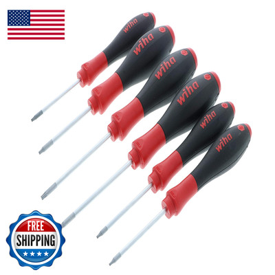 Wiha 36291 Torx Screwdriver Set 6 Piece Ergonomic Cushion Grip Premium Tool