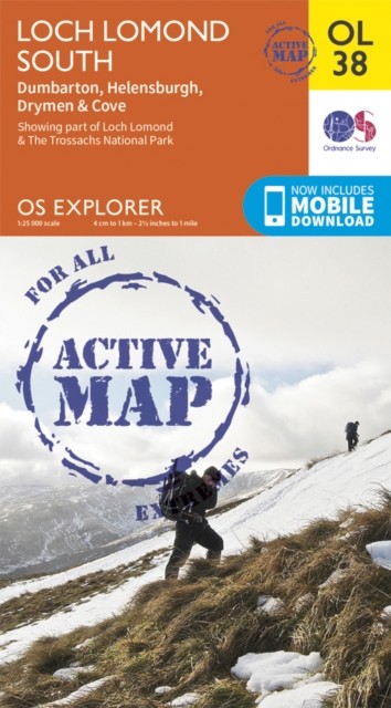 Loch Lomond South Map | Weatherproof | Dumbarton, Helensburgh, Drymen & Cove | Ordnance Survey | OS Explorer Active Map OL38 | Scotland | Walks | Hiking | Maps | Adventure (OS Explorer Map Active) - Image 6