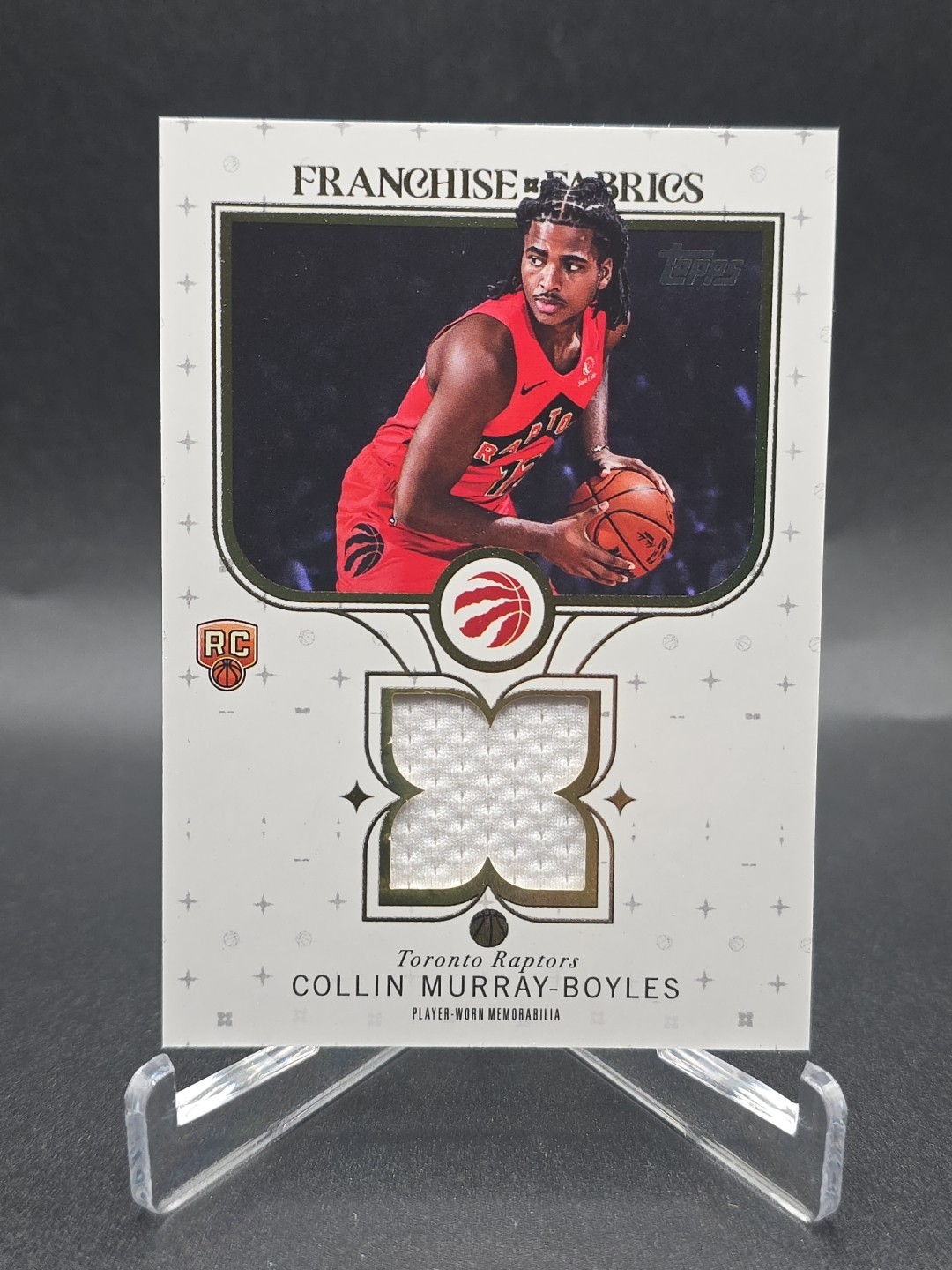 2025-26 Topps Basketball Collin Murray-Boyles Franchise Fabrics #FF-CB RC