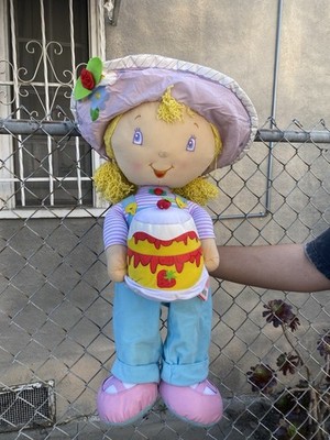 Vintage 2003 Strawberry Shortcake Angel Cake Jumbo 28'' Plush New with Tags Rare