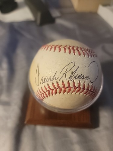 Frank Robinson Autographed Official Authentic National LeagueBaseball OriolesHOF - Picture 2 of 3