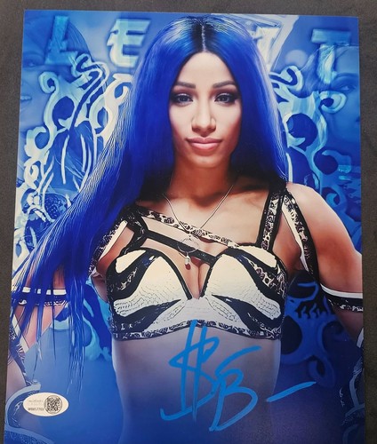 Sasha Banks Signed 6x4 Photo – WWE Diva Autograph Print – Wrestling Gift