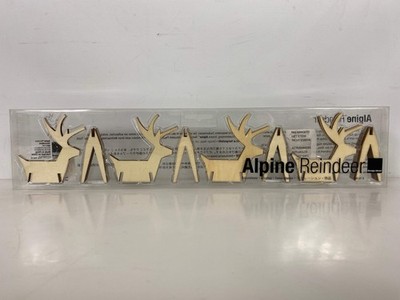 Design Ideas Wooden Reindeer Set of 8 Style #1