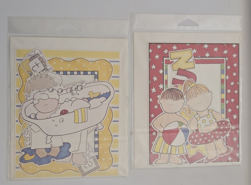 My Mind's Eye Frame-Ups Paper Pieces Beach & Tropical - 2 Packs FROM 2010!!