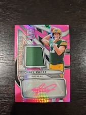 2024 Panini Spectra - Aspiring Patch Autographs Michael Pratt #APA-MPT Neon Pink