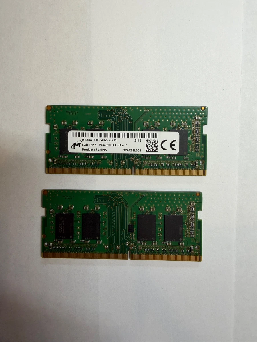 Micron SO-DIMM 8 GB DDR4 SDRAM Memory (RAM) 2 Modules for sale | eBay
