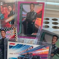Topps Chrome F1 George Russell Mercedes F1 5-Card Lot Portrait /250 Ref #7