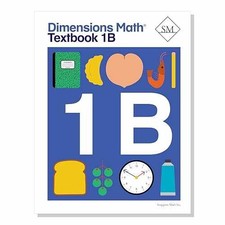 Dimensions Math Textbook 1B | - Paperback, by...