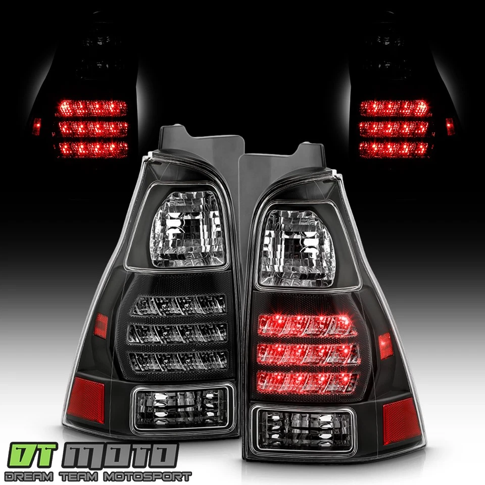 Par de luces traseras LED negras izquierda+derecha para Totota 4Runner 2006-2009 Foto 2 de 4
