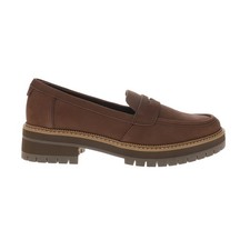 TOMS Cara Slip On Loafers Womens Brown 10021357