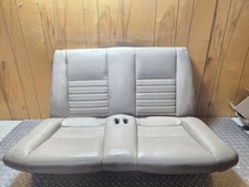 1999-2004 Ford Mustang Coupe Gt Leather Rear Seats Back Seat Beige Convertible 1999-2004 Ford Mustang Coupe Gt Leather Rear Seats Back Seat Beige Convertible