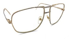 Vintage Light Matte Gold Aviator Eyeglasses Frames Classic Retro Men Women