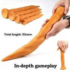 Super-Long-Anal-Dildo-Plug-Prostate-Adult-Massage-Dilator-Vagina-Masturbation