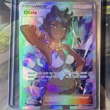 Pokemon TCG Olivia 111/111 SM Crimson Invasion Full Art Holo Ultra Rare Eng on eBay