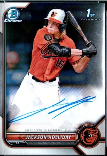 PSA 10 JACKSON HOLLIDAY 2022 Bowman Draft 1st Edition ORIOLES