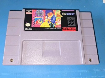 Disney's Beauty and the Beast (Super Nintendo, 1994) for sale