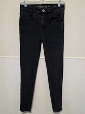 Women's American Eagle Outfitters Hi-Rise Jeggings Black Size 4