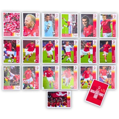 Panini EURO 08 EM 2008 | Komplettes Set P1 - P20 | Extra Sticker Schweiz | TOP