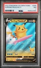 2021 POKEMON CELEBRATIONS #008 SURFING PIKACHU V PSA 7