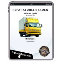VW L 80 Typ 2V (95-01) Hinterachse Mit Sperrdifferential Reparaturanleitung PDF