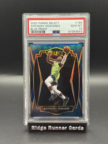 2020 Anthony Edwards [Blue Prizm] #169