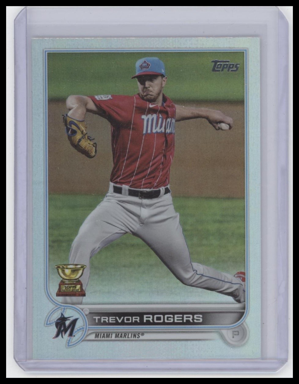 2022 Topps #24 Trevor Rogers Rainbow Foil