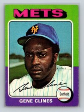 1975 Topps #575 Gene Clines New York Mets
