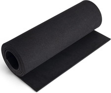 Black Foam Sheets Roll, Premium Large EVA Foam Sheet 13.9" X 59",5Mm Thick, Dens
