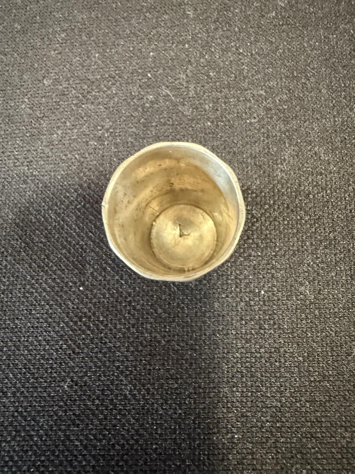 Antique Metal Thimble, Octagon Base, Number 8, Non Magnetic