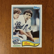 1982 Topps - Jim Zorn #255