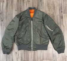 Vintage 1973 Alpha Industries L-2B USAF Flight Jacket Men Medium MA-1