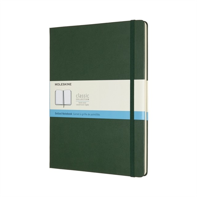 Moleskine Extra Large Dotted Hardcover Notebook Myrtle Green (Paperback Book) - Image 7