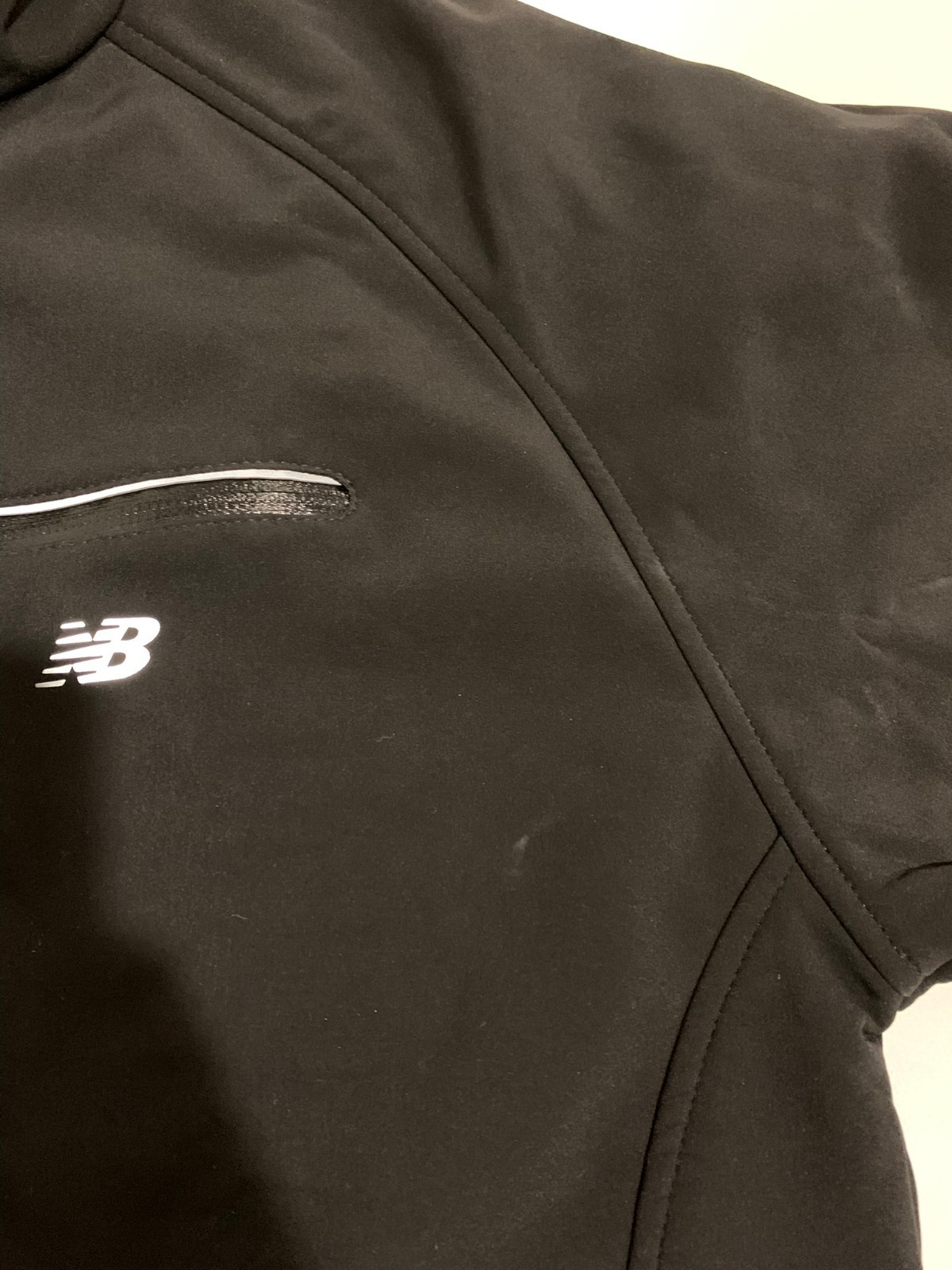 New Balance Jacket Large Black Softshell Outdoor … - image 9